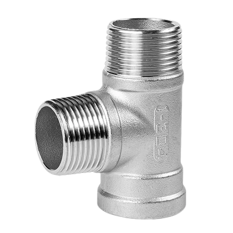 BSP Paslanmayan Polad Kişi-Qadın-Qadın Tee Fitting