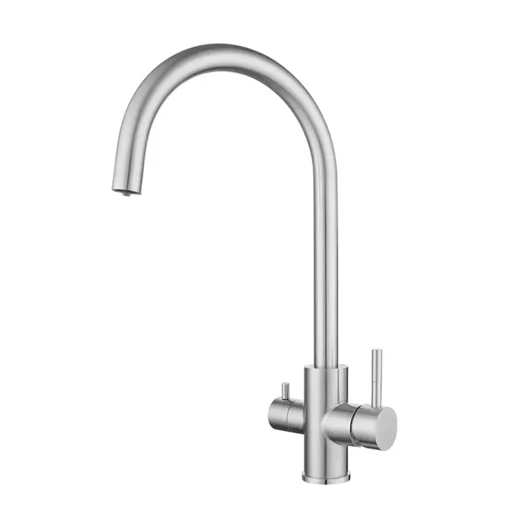 Swan Boyun 3-ü 1-də Mətbəx İsti və Soyuq Kran